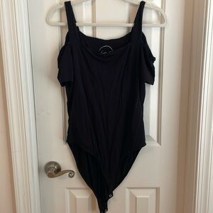 Inc cold shoulder bodysuit size L